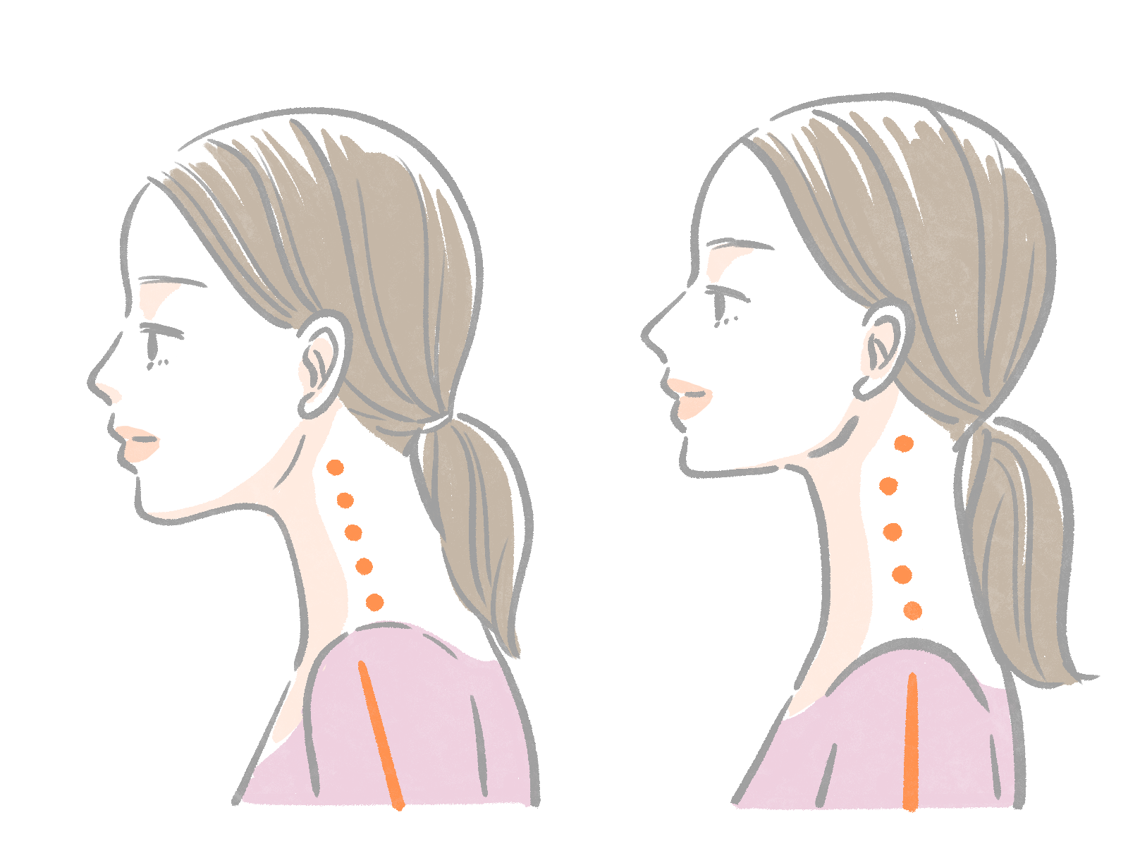 ストレートネックで二重あご治った⁉そのメカニズムと改善方法