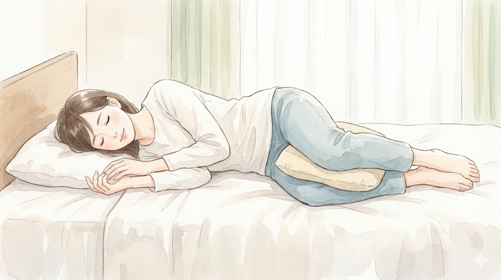 6うつ伏せなど腰が痛い時の寝方への配慮