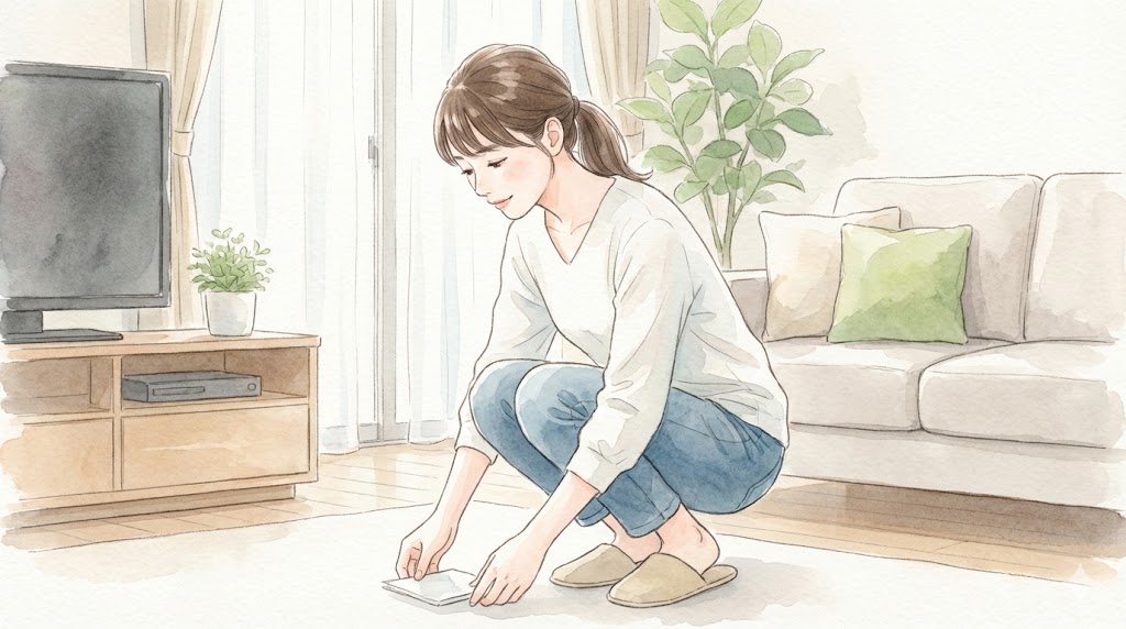 4前屈やひねる動作は慎重に行う