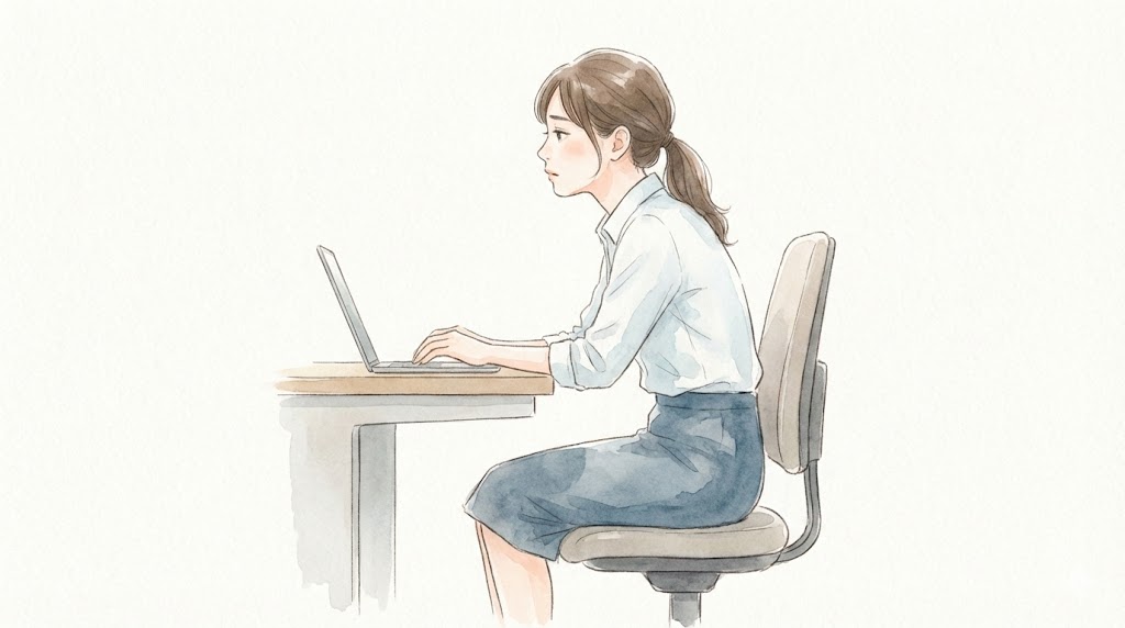 3腰痛の時にやってはいけない姿勢は猫背