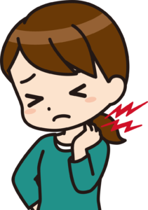 首の痛み、寝違え