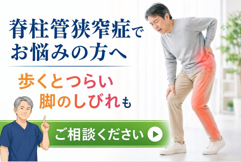 脊柱管狭窄症 腰の不調 脊柱管狭窄症